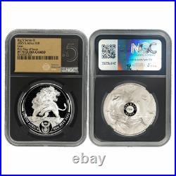 2025 South Africa 5 Rand Big 5 Series III Lion NGC PF 70 UCAM