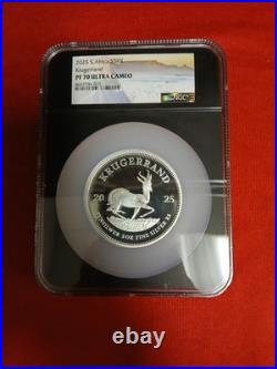2025 South Africa 5 oz Silver Krugerrand Proof (PF 70 Ultra Cameo)
