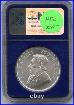 2025 South Africa Krugerrand 1 Oz Silver SS Tilawa Shipwreack NGC Gem UNC JR281