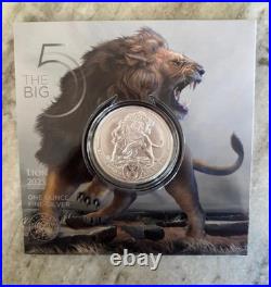 2025 South Africa LION 1 oz. Silver Coin Big Five Series 111.999 fine silver