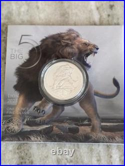 2025 South Africa LION 1 oz. Silver Coin Big Five Series 111.999 fine silver