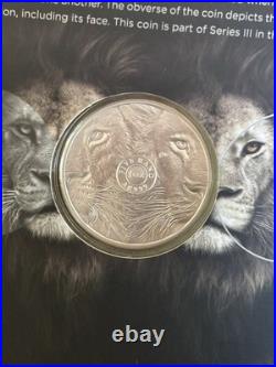 2025 South Africa LION 1 oz. Silver Coin Big Five Series 111.999 fine silver