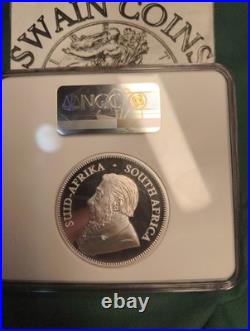2025 South Africa Proof Silver Krugerrand Ngc Pf70 Ultra Cameo 2 Oz