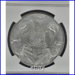 2025 South African Mint Big 5 III Lion 1 oz. 999 Silver NGC MS70
