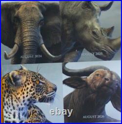 2025 THE BIG FIVE LION SERIES III1oz SILVER SOUTH AFRICA 5 RAND NGC MS70 COA OGP