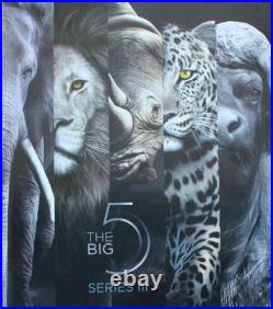 2025 THE BIG FIVE LION SERIES III1oz SILVER SOUTH AFRICA 5 RAND NGC MS70 COA OGP