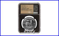2026 South Africa 1-oz Silver Krugerrand Proof withBig 5 Leopard Privy NGC PF70