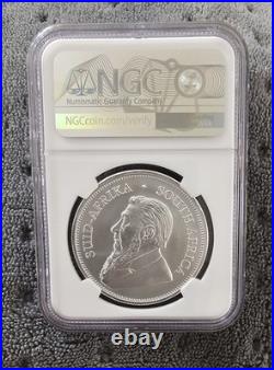 2026 South Africa Silver Krugerrand Ngc Ms70 Ultra Breaks Label 1 Oz