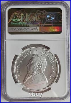 2026 South Africa Silver Krugerrand Ngc Ms70 Ultra Breaks Label 1 Oz