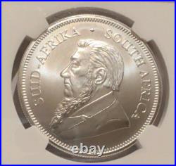 2026 South Africa Silver Krugerrand Ngc Ms70 Ultra Breaks Label 1 Oz
