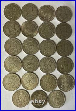 23pc South Africa 2 Shillings & 20 Cents Silver Coins Lot 1952-1963 23pc South Africa 2 Shillings & 20 Cents Silver Coins Lot 1952-1963