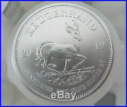 25 New Krugerrand Silver 1oz Bullion coins, Full Mint Tube 25 ounces silver 2019