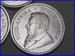 3 BU 2022 Krugerrands South Africa 1oz. 999 Silver Fresh From Roll. #44