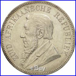 #470233 South Africa, 5 Shillings, 1892, AU(55-58), Silver, KM8.1