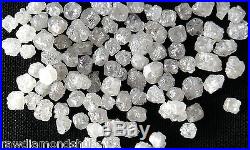 500 Pieces Loose White Silver uncut Diamonds Natural Rough Diamond 1.30-1.80mm