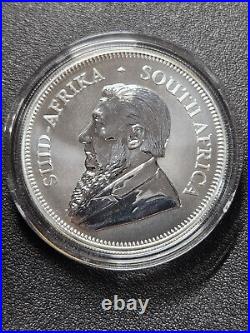 (50) 2017 South Africa 1 oz. 999 Fine Silver Krugerrand 50th Anniversary Privy