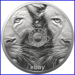 5 Rand BIG FIVE II Lion Löwe South Africa 1 Oz Silver BU 2022