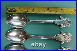 6 Sterling silver spoons 925 HM HallMarked Voortrekker monument SOUTH AFRICA box