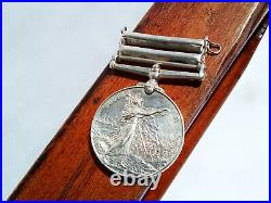 Antique Boer War South Africa Queen's Victoria Regina et Imperatrix 2 Bars Medal