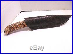 Arno Bernard Mammoth Molar Prehistoric HandlesFixed Blade