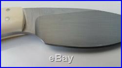 Arno Bernard N690 Steel Bone Handle With Original Leather Sheath