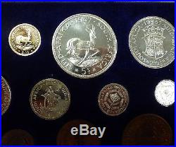 BJSTAMPS 1957 South AFRICA Proof Set 11 Coin. 35 oz Gold only 380 MINTED key
