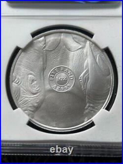 Big 5 2020 South Africa Rhino FDOI NGC MS70 ++MINT++