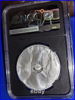 Big 5 Silver Rhino South Africa 5 Rand NGC PF70 Series I First Releases