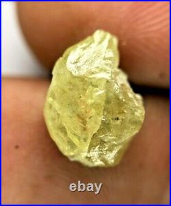 Big Rough Diamond 5.32Ct Silver Yellow Sparkling Natural Irregular Shape for Gif