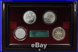 Brazil 2004 FIFA Centennial Silver 4-Coin Collection Set