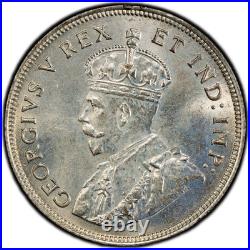 British East Africa, 1925 George Shilling. PCGS MS 63. 28,405,000 Mintage