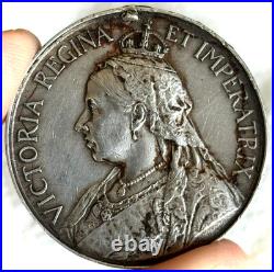 British Queen Victoria 1800'S South Africa Service Silver 84th Battalion Medal