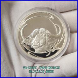 Buffalo 2001 South Africa Silver 4 Coin Proof Set 2 Oz 50c 3-3/4 Oz Total