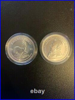 Bundle of 5x 2021 1oz Silver Krugerrand Coins #101