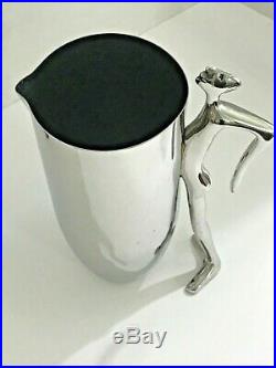 Carrol Boyes Man Water Jug Stainless Steel 18/8 South Africa Collectible Exc
