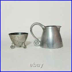 Carrol Boyes Pewter Creamer Cream Pitcher & Sugar Bowl South Africa Collectible