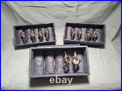 Carrol Boyes metal knot design napkin holders made in south Africa