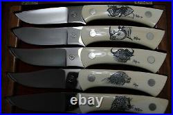 Custom Knife Set Pieter Viljoen (South Africa)