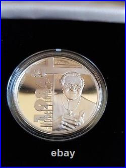 Desmond Tutu 2006 Silver Proof Official R1 South Africa Coin in Original Box