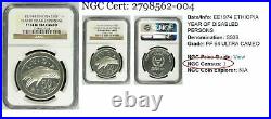 Ethiopia EE 1974 Year of the Disabled Person Africa Silver Coin NGC PR 64