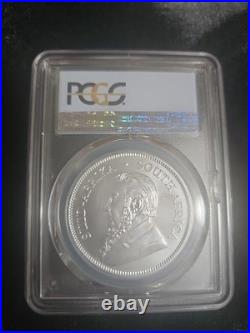 First Day Issue. 2020 Krugerrand 1 OZ Silver Coin PCGS MS70 South African