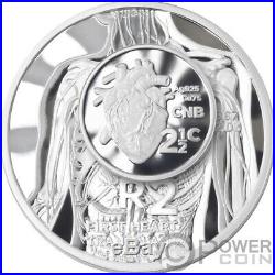 HEART TRANSPLANT R2 50th Anniversary 1 Oz Silver Coin 2 Rand South Africa 2017