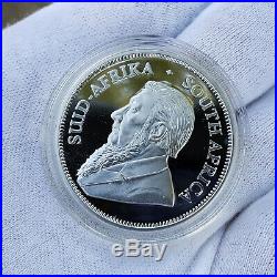 HIGH GRADE 2018 South Africa Silver Krugerrand Proof R1 1 RAND 1 ounce silver