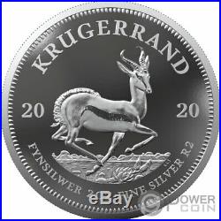 KRUGERRAND 2 Oz Silver Coin 2 Rand South Africa 2020