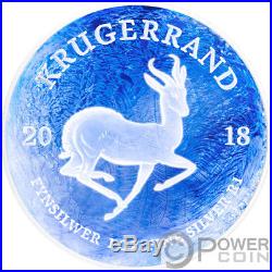 KRUGERRAND Frozen 1 Oz Silver Coin 1 Rand South Africa 2018