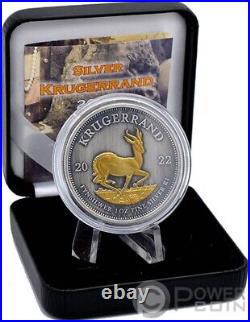 KRUGERRAND Gold Treasure Edition 1 Oz Silver Coin 1 Rand South Africa 2022