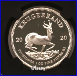 Krugerrand 1-oz Silver Mint Error Low Mintage Year 2020 Hand Signed First Day