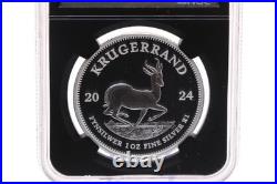 Krugerrand 1-oz Silver One of First 300 Struck Low Mintage NGC PF-70 FDI CAMEO