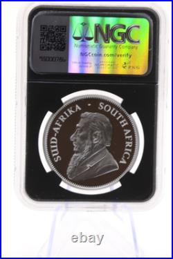 Krugerrand 1-oz Silver One of First 300 Struck Low Mintage NGC PF-70 FDI CAMEO