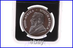 Krugerrand 1-oz Silver One of First 300 Struck Low Mintage NGC PF-70 FDI CAMEO